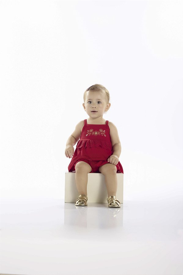 CONJUNTO PULLA BULLA 52118 VERMELHO MEDIO