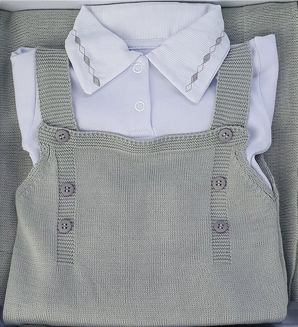 SAIDA DE MATERNIDADE TAMINE U187 CINZA