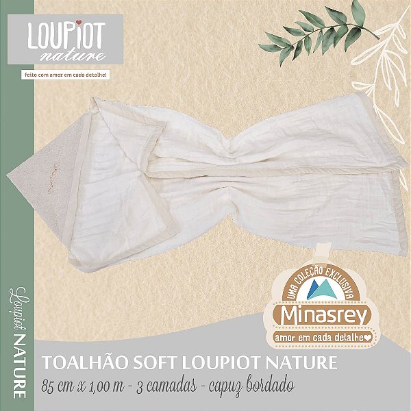 TOALHAO SOFT LOUPIOT NATURE BEGE