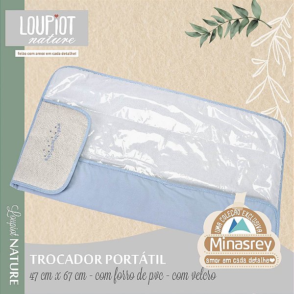 TROCADOR PORTATIL LOUPIOT NATURE AZUL
