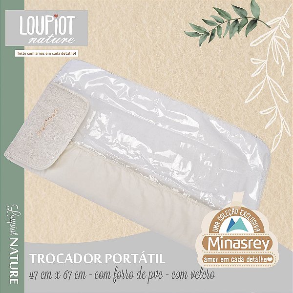 TROCADOR PORTATIL LOUPIOT NATURE BEGE