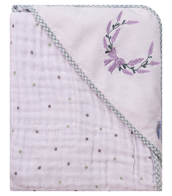 TOALHA SOFT BABY JOY CLASSICOS LAVANDA