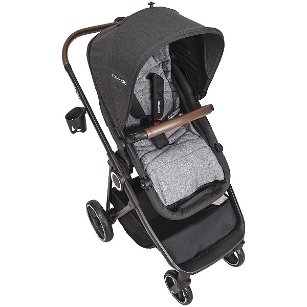 PROTETOR PARA CARRINHO FLUFFY KIDDO GRAFITE