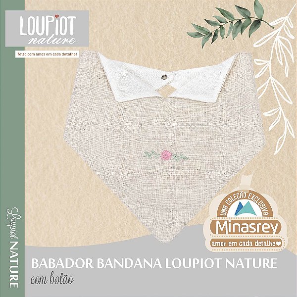 BABADOR  BANDANA LOUPIOT NATURE ROSE