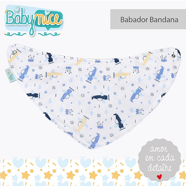BABADOR BANDANA BABY NICE FOGUETE