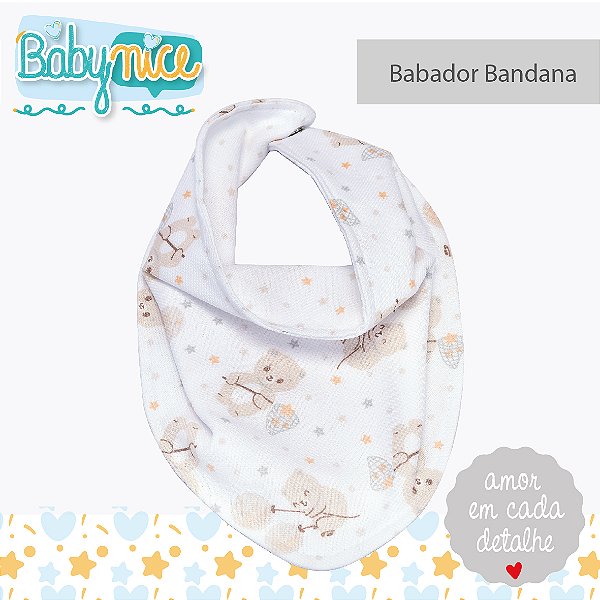 BABADOR BANDANA BABY NICE URSINHO