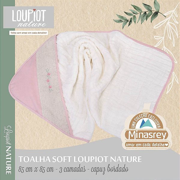 TOALHA SOFT LOUPIOT NATURE ROSE