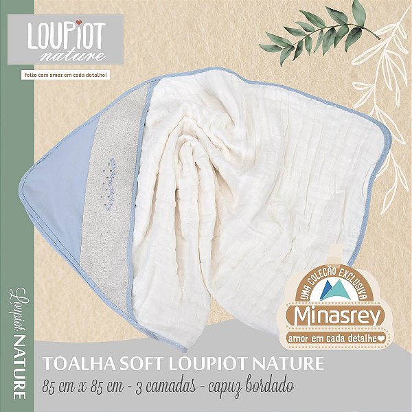 TOALHA SOFT LOUPIOT NATURE AZUL