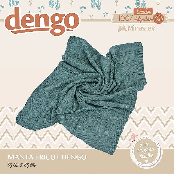 MANTA TRICOT DENGO VERDE