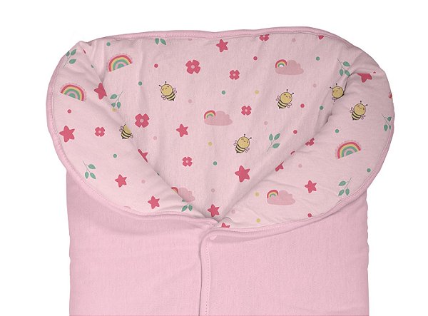 PORTA BEBE BUBLIM MALHAS JARDIM ENCANTADO
