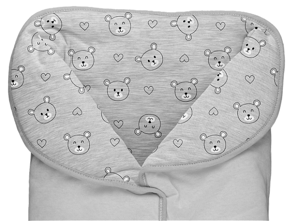 PORTA BEBE BUBLIM MALHAS URSOS
