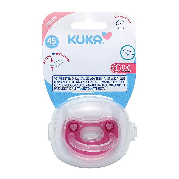 CHUPETA KUKA ELEGANCE PREMIUM ROSA - ORTO1