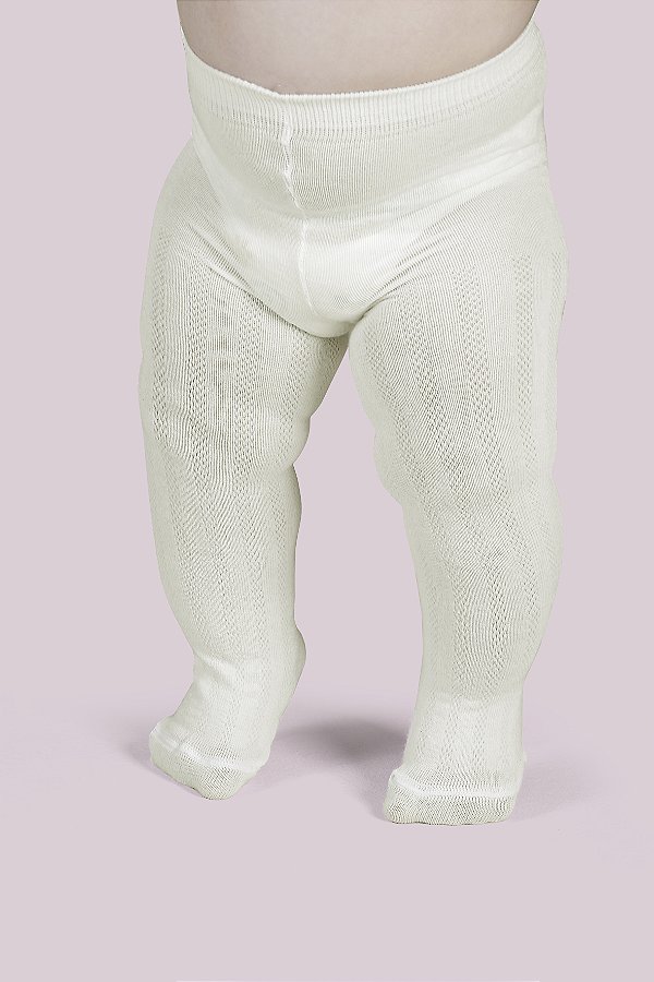 MEIA CALÇA DUCK TRABALHADA - FIO80 OFF WHITE ZERO