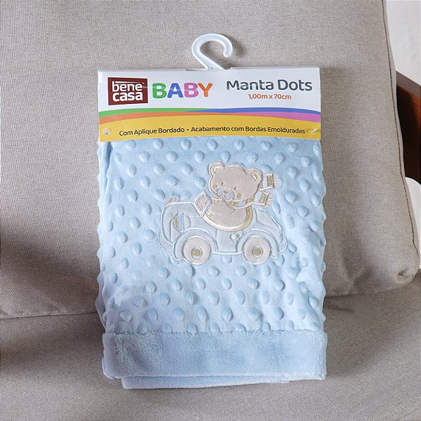 MANTA DOTZ BENE CASA AZUL