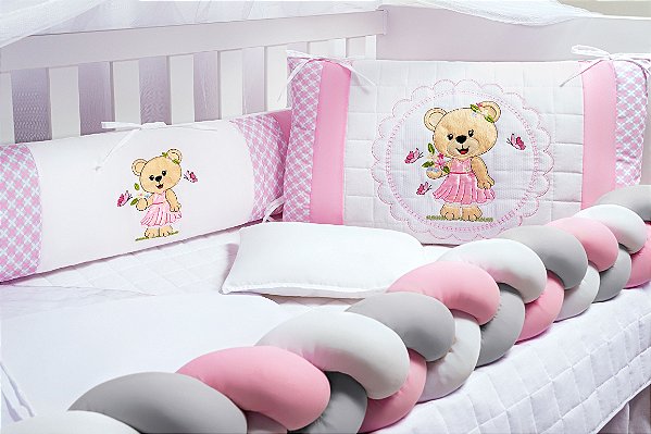 KIT DE BERÇO TIQUINHO GOLD - LUNA ROSA
