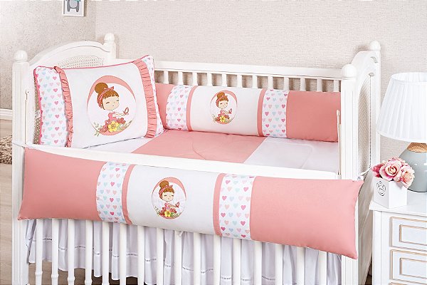 KIT DE BERÇO TIQUINHO FOFINHO - MELISSA ROSE