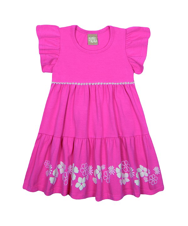VESTIDO KIKO KIKA 13965 ROSA 1 ANO