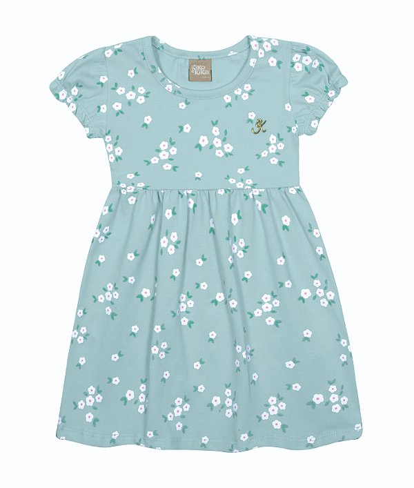 VESTIDO KIKO KIKA 13946 VERDE AGUA GRANDE
