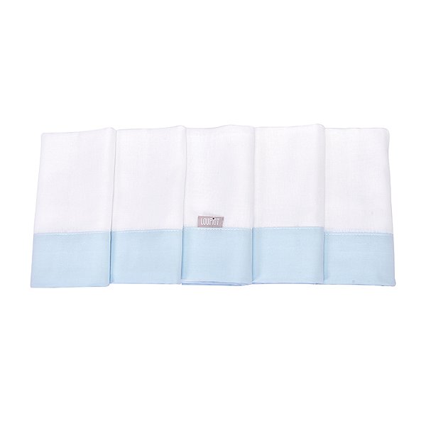FRALDA LOUPIOT CORES AZUL BEBE
