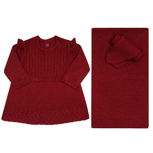 SAIDA DE MATERNIDADE TERNURA 326002 VERMELHO