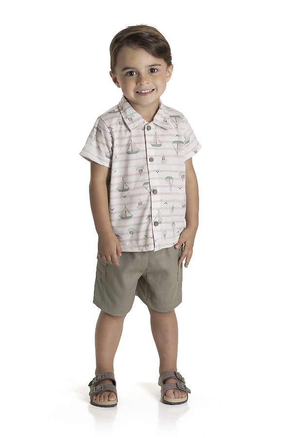 CONJUNTO RANDA MUNDU 10296 VERDE 3 ANOS