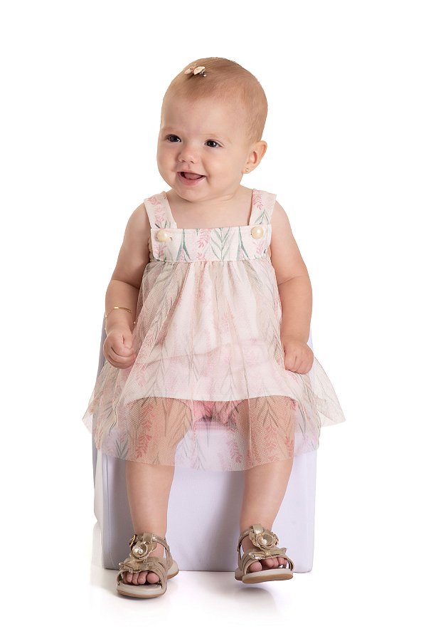 CONJUNTO TULE RANDA MUNDU 10212 ROSA GRANDE