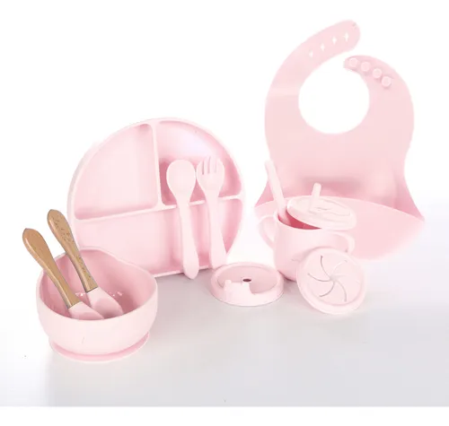 CONJUNTO SILICONE BABY STYLE ROSA