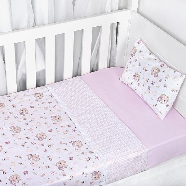 JOGO DE LENCOL CIA DO NENEM SEREIA