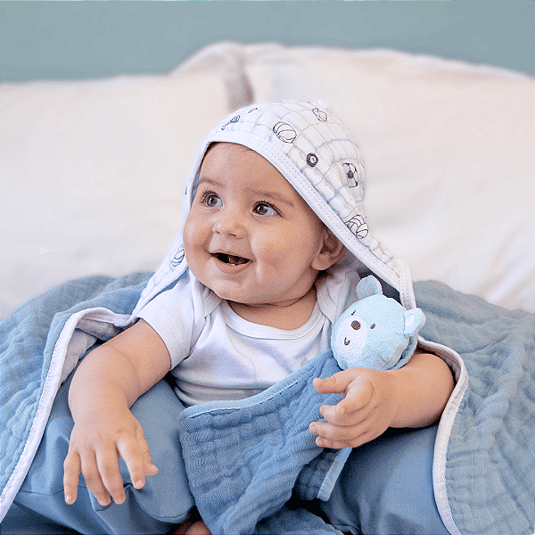 TOALHA SOFT PREMIUM  PAPI BABY - ESPORTES XADREZ