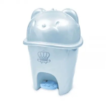 LIXEIRA ADOLETA FOFURA PEROLIZADAAZUL