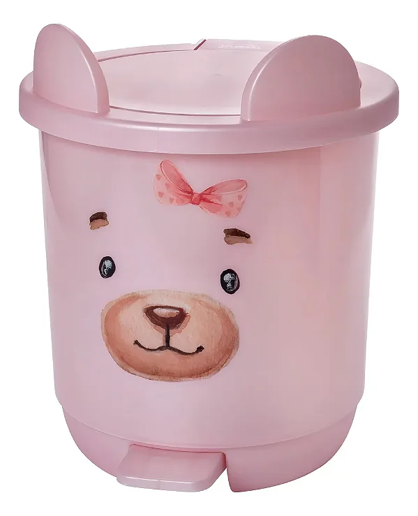 LIXEIRA PLASUTIL DECORA PEDAL - URSA