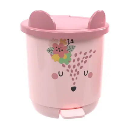 LIXEIRA PLASUTIL DECORA PEDAL - BICHINHOS PETIT