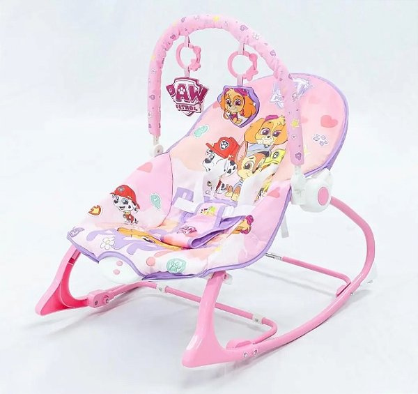 CADEIRA DE DESCANSO BABY STYLE PATRULHA CANINA ROSA