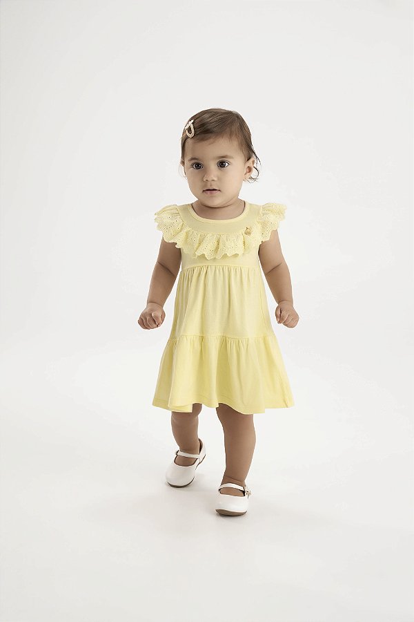 VESTIDO PULLA BULLA 53612 AMARELO GG