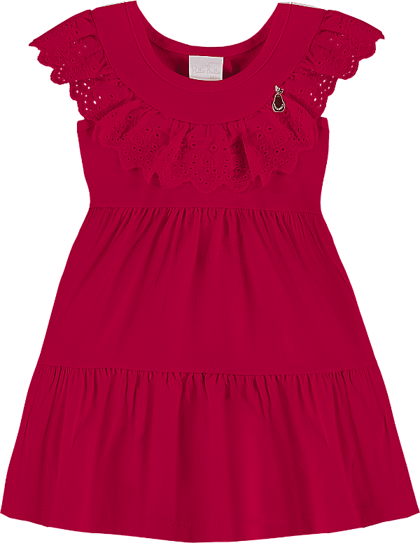 VESTIDO PULLA BULLA 53612 VERMELHO GG