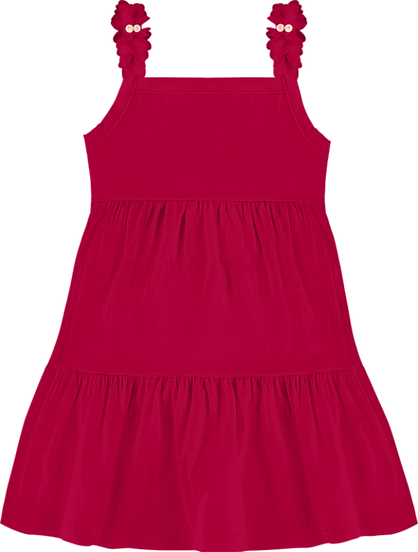 VESTIDO PULLA BULLA 53609 VERMELHO GRANDE