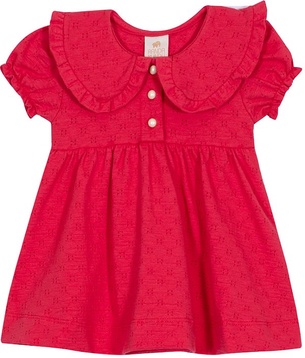 VESTIDO RANDA MUNDU 10622 CEREJA GRANDE