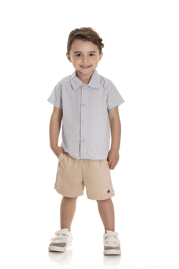 CONJUNTO RANDA MUNDU 10638 AZUL 3 ANOS