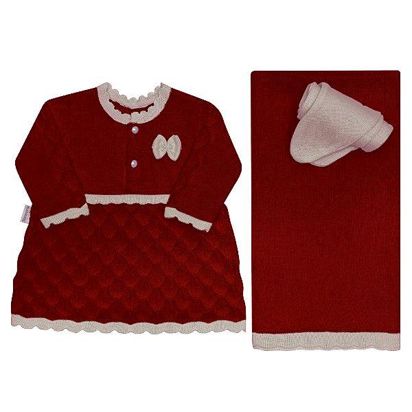 SAIDA DE MATERNIDADE TERNURA 326001 VERMELHO
