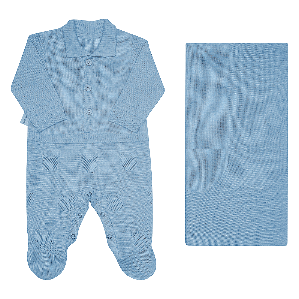 SAIDA DE MATERNIDADE TERNURA 326005 AZUL