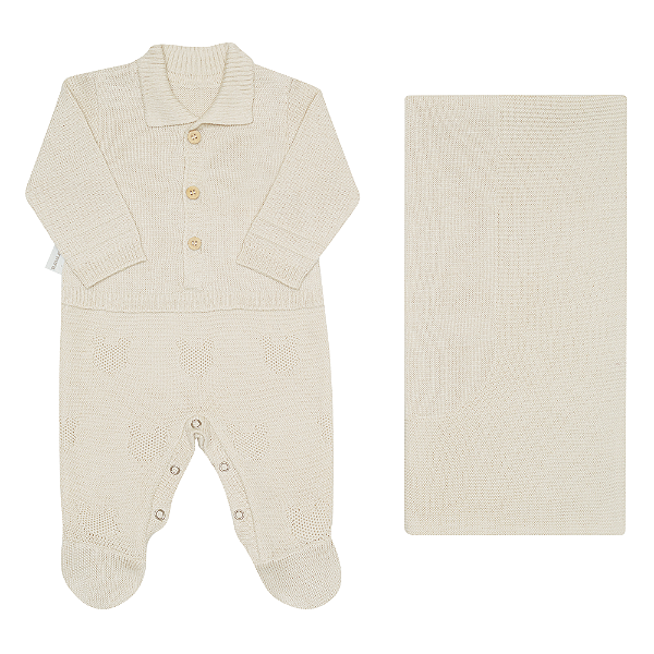 SAIDA DE MATERNIDADE TERNURA 326005 BEGE