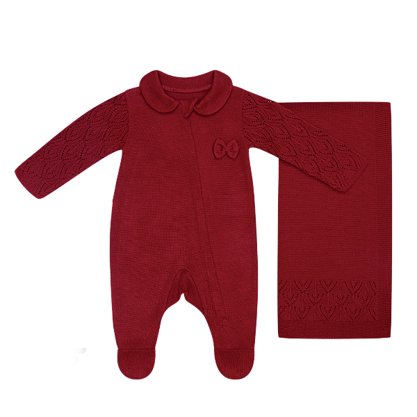 SAIDA DE MATERNIDADE TERNURA 326011 VERMELHO