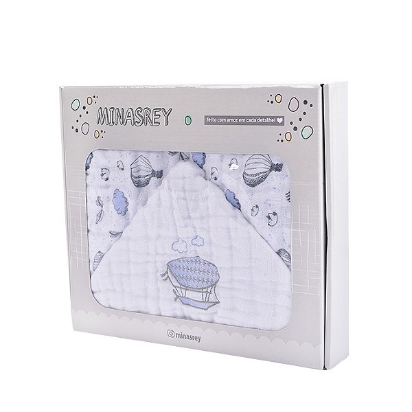 TOALHAO SOFT LOUPIOT TEMAS CAIXA AZUL