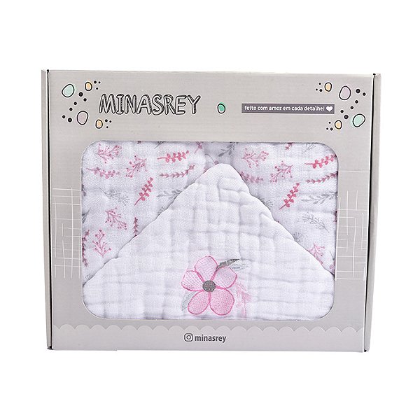 TOALHAO SOFT LOUPIOT TEMAS CAIXA ROSE