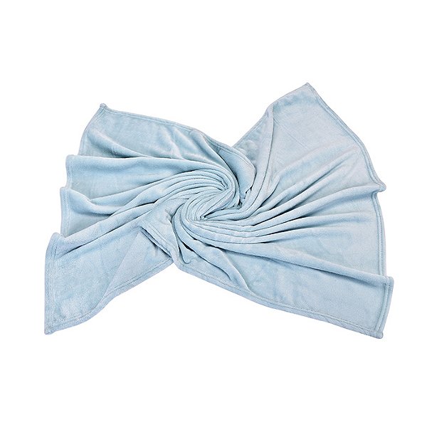 MANTA TRICOT LOUPIOT CORES AZUL BEBE