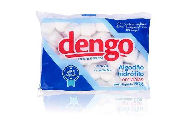 ALGODAO HIDROFILO EM BOLAS DENGO - 50GR