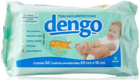 LENCO UMEDECIDO DENGO - 50UNIDADES