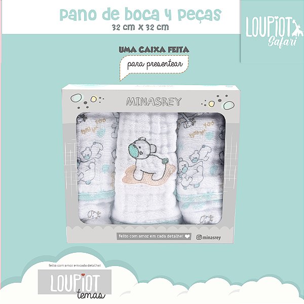 PANINHO DE BOCA SOFT TEMAS CAIXA VERDE