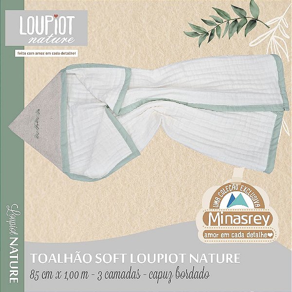 TOALHAO SOFT LOUPIOT NATURE
