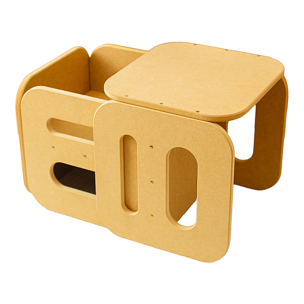 Conjunto de Mesa e Cadeira Montessori | Móveis Infantis Funcionais